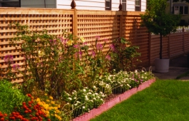 2” Square Lattice Fence Panels