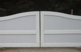 Double Drive Estate Gate with Internal Steel Frame