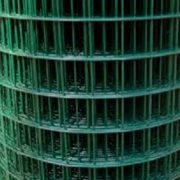 WELDED WIRE YARD GUARD FENCE GREEN VINYL COATED 1″ x 1″, 4' HIGH x 50' 16ga